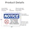 Signmission No Personal Cell Phone Use Allowed, 14 in W x Rectangle, Aluminum OS-2PACK-NS-A-1014-L-14735 - alternate 8